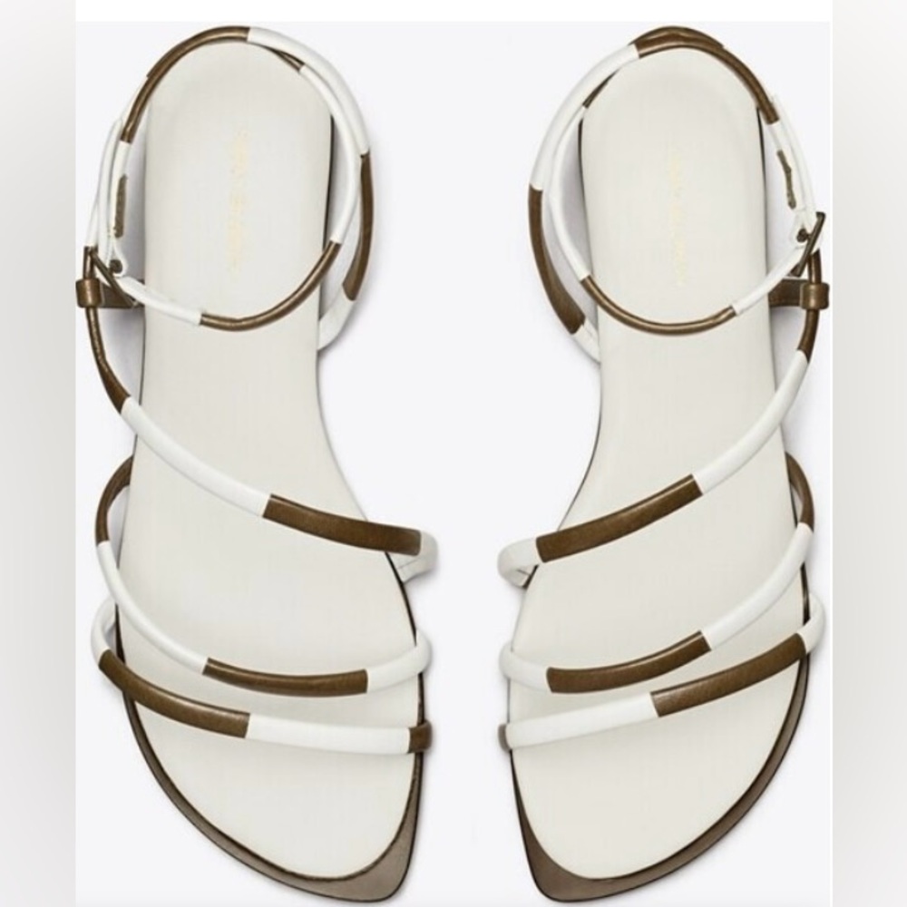 Tory Burch split mignon strappy, flat sandal